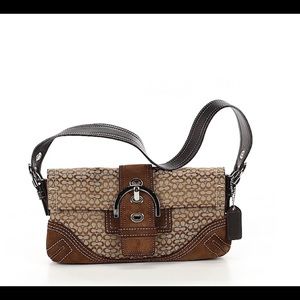 Coach - Brown Monogram shoulder Bag